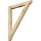 Ekena Millwork Traditional Slat Rough Sawn Bracket, Douglas Fir, 4"W x 40"D x 48"H BKT04X40X48TRA06RDF - alternate 1